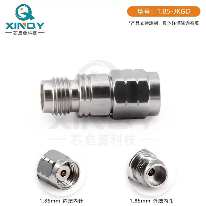 XINQY Millimeter Wave High Frequency Coaxial Adapter, Network Adapter for Testing, 1.85mm Male to 1.85mm Male DC-67GHz [4]