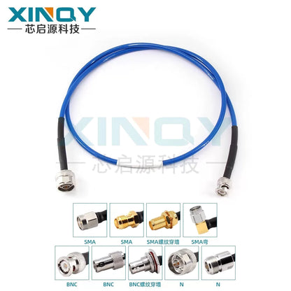 XINQY N/SMA/BNC RF Connector Cable 6G Ultra-Flexible Extension Cable RG494 Double-Shielded Low-Loss N Male to SMA Female; 8m [5]