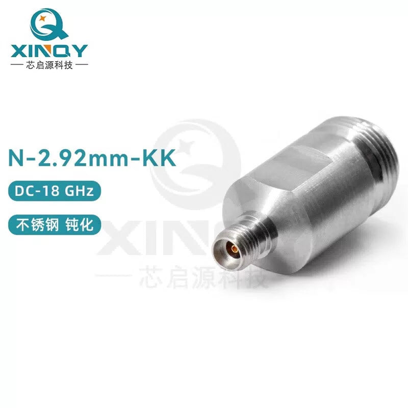 XINQY N-female to N-female adapter, network analyzer/testing, RF coaxial converter, N-female to 2.92mm male adapter. [2]