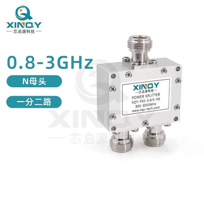 XINQY N-microstrip power divider, 1-to-2 passive L-band GNSS/GPS/BeiDou antenna signal distribution, 1.1-1.7GHz (DC blocking model). [2]