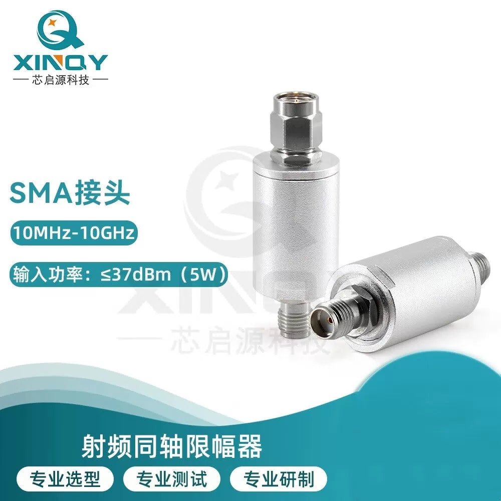 XINQY PIN diode RF limiter 10MHz-10GHz 5dBm/10dBm LMIT protection Limiting threshold: 10dBm (10G female to female) [2]