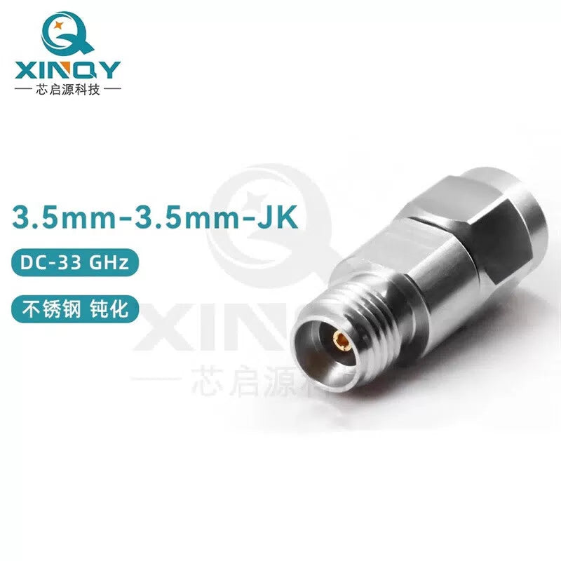 XINQY RF Adapter DC-33G Stainless Steel Coaxial Test Head (3.5mm Female to 3.5mm Female) [2]
