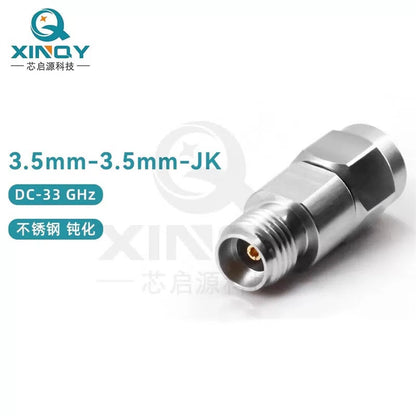 XINQY RF Adapter DC-33G Stainless Steel Coaxial Test Head (3.5mm Female to 3.5mm Female) [2]