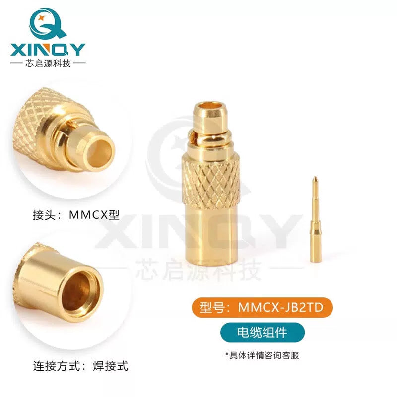 XINQY RF Cable Connector SS405/RG405/086 Antenna/Cable Soldering Head MMCX-JB2TD/6 pieces [4]