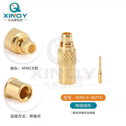 XINQY RF Cable Connector SS405/RG405/086 Antenna/Cable Soldering Head MMCX-JB2TD/6 pieces [4]