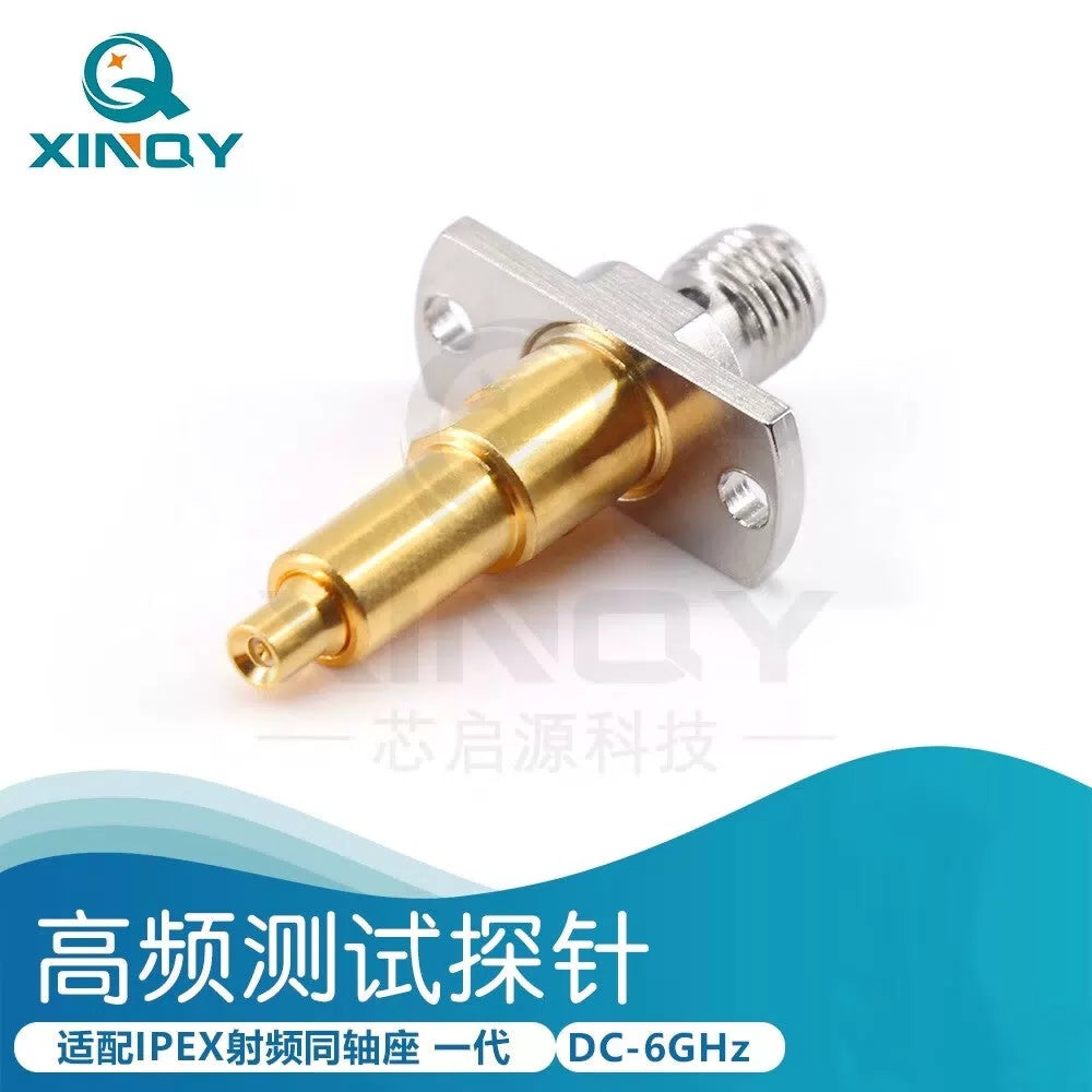 XINQY RF Test Probe DC-6GHz SMA Female IPEX 1/2 Generation Test 3.0 Concave Tip Pin Stainless Steel Passivated 11GHz [2]
