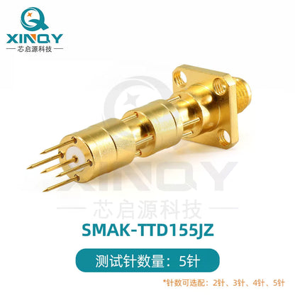 XINQY RF Test Probes 11G Pointed/Spider Tip High-Frequency PCB Circuit Board Fixture Test Head, 5-Pin Option Spider Tip (See Details Page for Styles) [1]