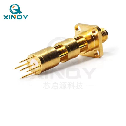 XINQY RF Test Probes 11G Pointed/Spider Tip High-Frequency PCB Circuit Board Fixture Test Head, 5-Pin Option Spider Tip (See Details Page for Styles) [2]