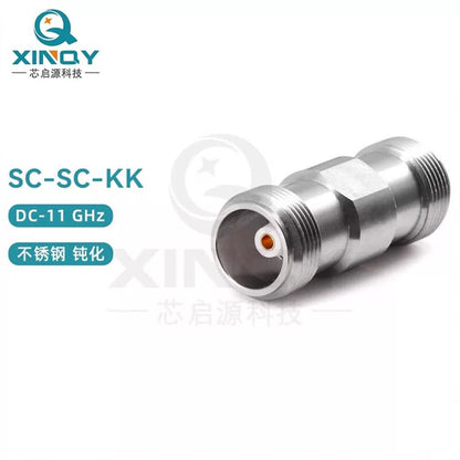 XINQY SC-KK RF Coaxial Adapter, Communication Base Station DIN Connector, 11GHz Network Analyzer Adapter, SC-JKGD Male to Female [2]