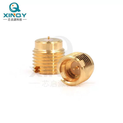 XINQY SMP-JYD06L GPO Semi-Escapement RF Connector 40G Embedded/Threaded Mount Cavity Socket, Pin Length 2.2mm (18GHz), 5 Pieces [5]