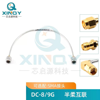 XINQY Semi-Flexible RF Coaxial Cable with SMA Connector, 8/9/12G, Tin-Plated Low-Loss Internal Interconnect Cable, SMA Male Connector - SMA Male Connector Length 3m [3]