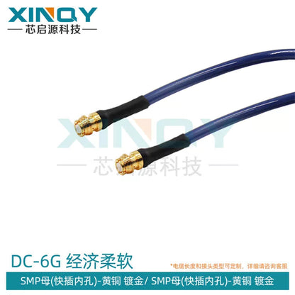 XINQY Ultra-Flexible Test Interconnect RF Cable SMA/SMP/GPO Low-Loss Flexible Coaxial Connector SMP (GPO) Female to SMP (GPO) Female 0.2m [1]