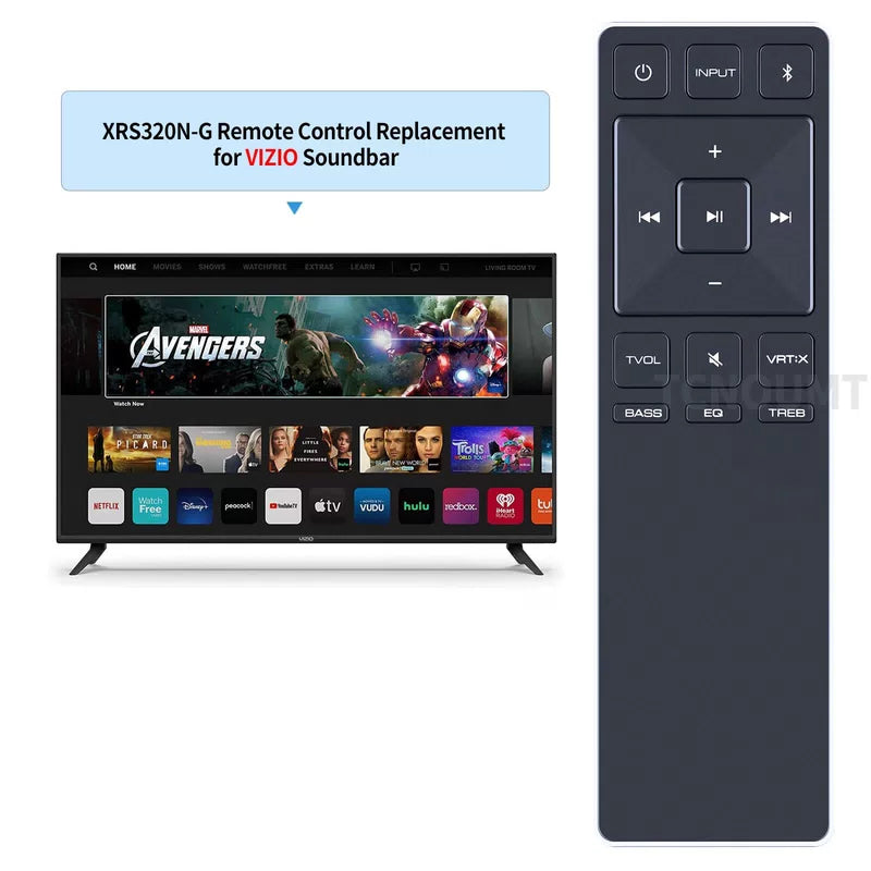 XRS320N-G Replace Remote Control For Vizio SoundBar 20" 2.0 Soundbar System [2]