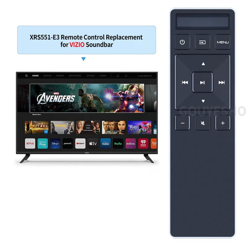 XRS551-E3 For Vizio Sound Bar Remote Control SB3251n-E0 SB3621n-E8M SB3651-E6 [2]