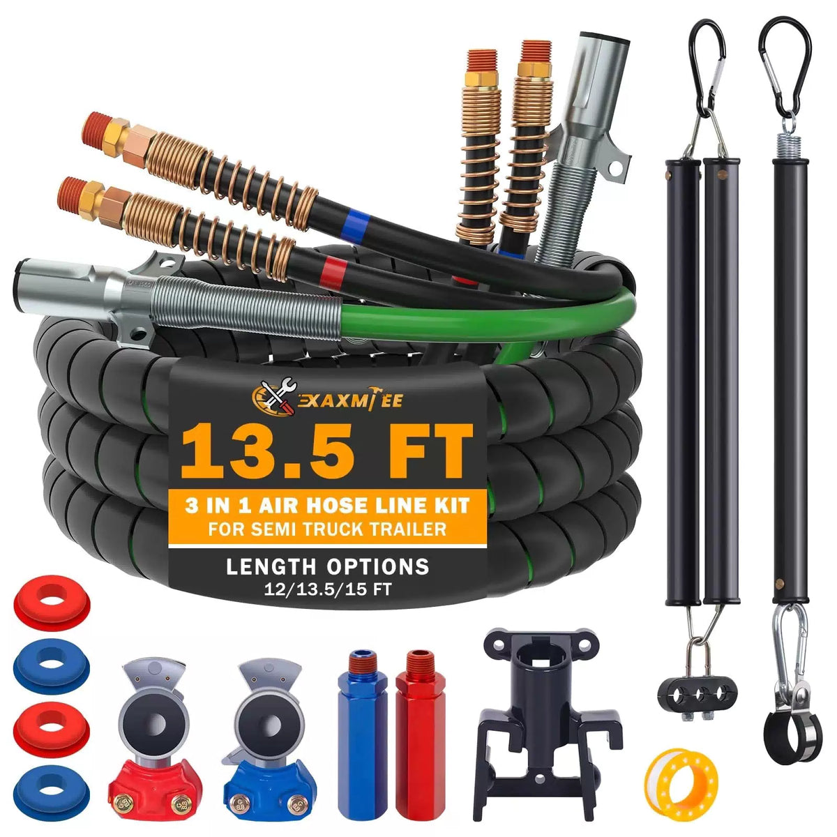 XaXmTee 13.5 FT Semi Truck Air Lines Kit with 2 Pcs 13.5FT KIT, KIT [1]
