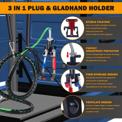 XaXmTee 13.5 FT Semi Truck Air Lines Kit with 2 Pcs 13.5FT KIT, KIT [2]