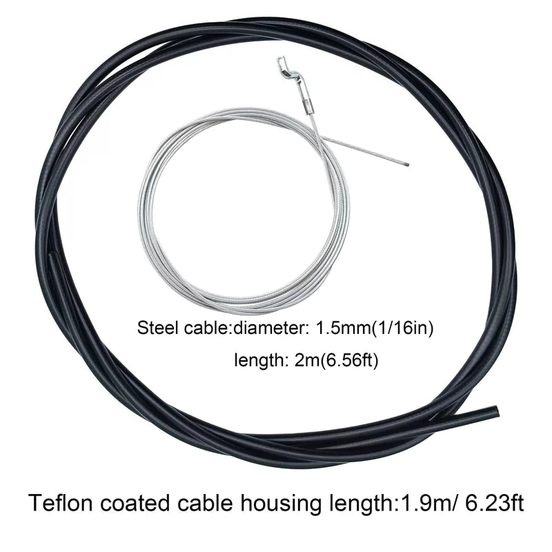 YGQ Universal Throttle Cable Repair KIT for Lawn Mower Control Silvery [2]