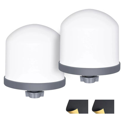 YKMGON 2Pack Replacement Ceramic Dome Water Filter 0.2 Ceramic-2, White [1]