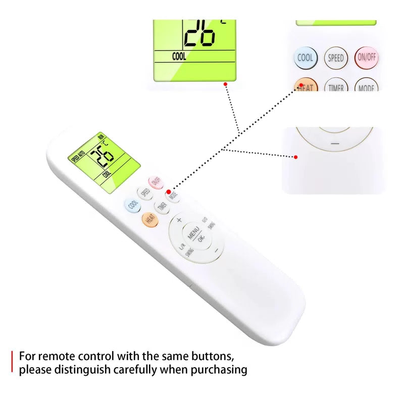YKR-T/011E Remote Control For AUX Loriot Air Conditioner YKR-T/012E YKR-T/013E [6]