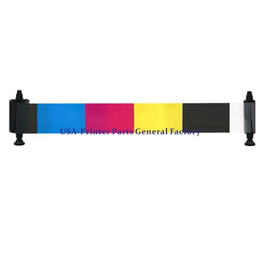YMCKOK Ink Color Ribbon Fits For Evolis R3314 Dualys Card Printer-200 Prints [2]