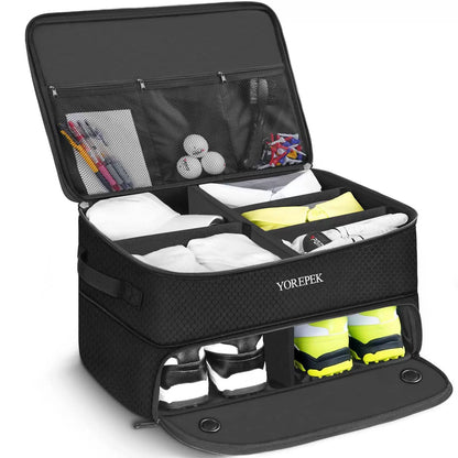 YOREPEK Golf Gifts for Men, 2 Layer Trunk Standard, Standard-Black [1]