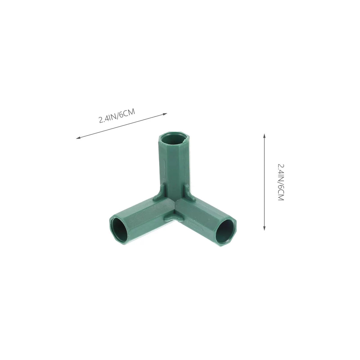 Yardwe 20Pcs 16mm Greenhouse Frame Connector, 5 Types Stable Gardening Pipe... [3]