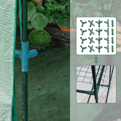 Yardwe 20Pcs 16mm Greenhouse Frame Connector, 5 Types Stable Gardening Pipe... [8]
