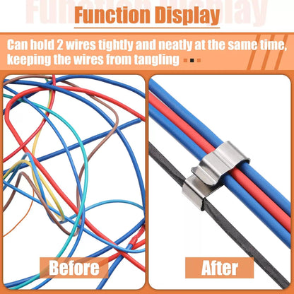 Zhengmy 50 Pcs Trailer Frame Wire Clips Stainless Steel 22.5 mm/ 0.89 inches [6]