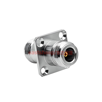 Eastsheep RF Adapter N-Female to N-Female Coaxial Converter, Waterproof Rubber Ring Flange Chassis Mounting DC-6G, 1 piece N-KFK-1
