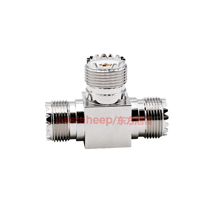 Eastsheep walkie-talkie adapter UHF-KKK SL16-KKK UHF tee, M-type tee connector