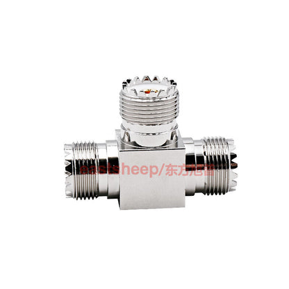 Eastsheep walkie-talkie adapter UHF-KKK SL16-KKK UHF tee, M-type tee connector