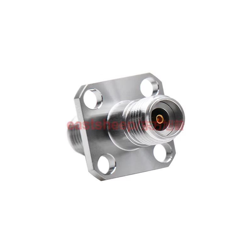 Eastsheep millimeter-wave adapter 2.92-KFKG, 2.92 female to female four-hole flange, DC-40G, 1 unit.