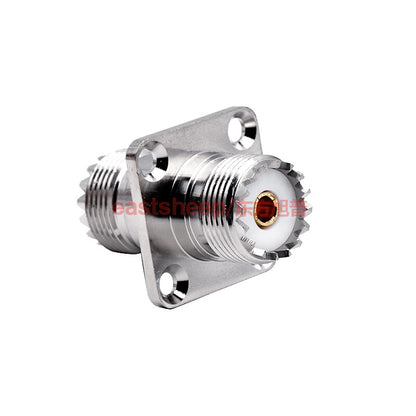 Eastsheep walkie-talkie adapter UHF-KFK SL16-KKF UHF/M dual female flange fixed type, 1 unit.