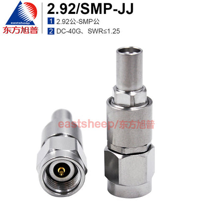 Eastsheep Millimeter Wave Test Adapter 2.92/SMP-JJ (SMP male to 2.92 male, DC-40G, 1 unit)