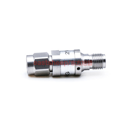 Dongfang Xupu SMA RF Attenuator, Coaxial Attenuator, 6dB, 2W Stainless Steel, 0-6GHz, 2W Attenuator SMA-JK-6G, 1 unit.