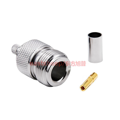 Eastsheep RF connector N-type female connector N-C-K-3, matching RG142/SYV50-3 cable DC-6G