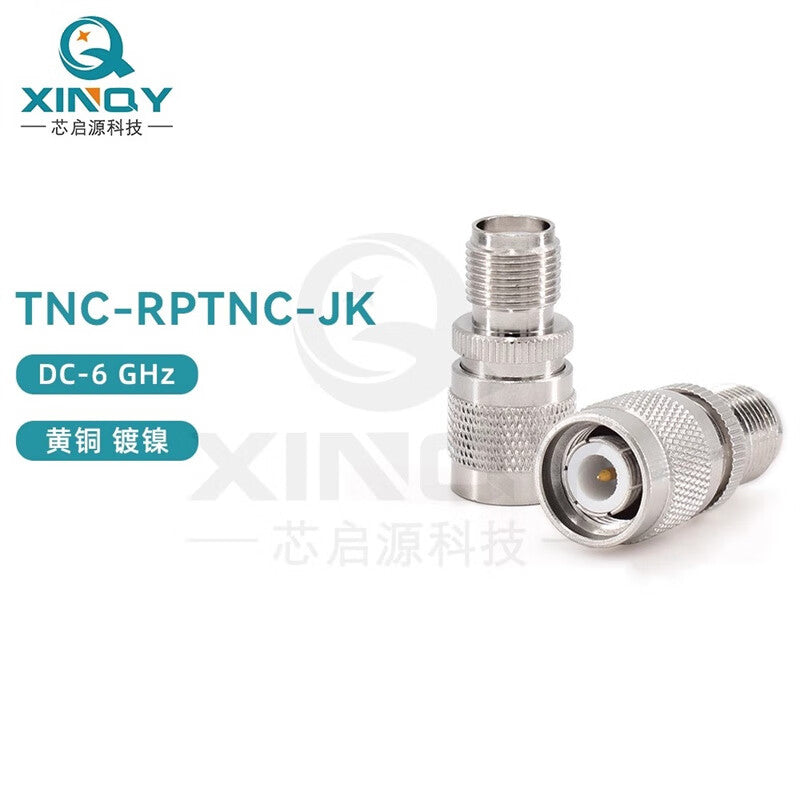 XINQY TNC RF Adapter RPTNC Reverse Polarity Female to TNC Male Antenna Coaxial Conversion Connector