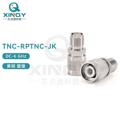 XINQY TNC RF Adapter RPTNC Reverse Polarity Female to TNC Male Antenna Coaxial Conversion Connector