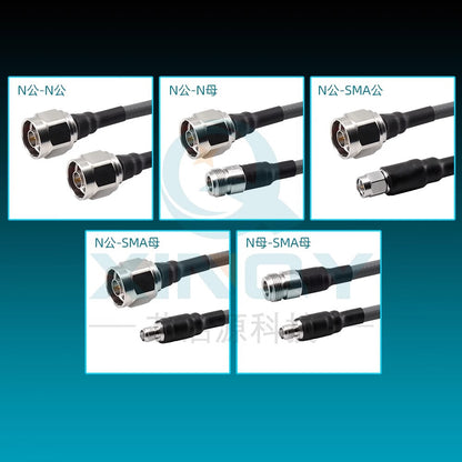 XINQY 18G Phase-Stable RF Cable N/SMA Low-Loss Test Cable Assembly Replacement for UFB205A Coaxial Cable N Male - N Female; 4m