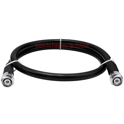 Dongfang Xupu RF Connector Cable, TNC Male to TNC Male Coaxial Cable, Low Loss, 30 Meters, DC-6G LMR400-TNC-JJ