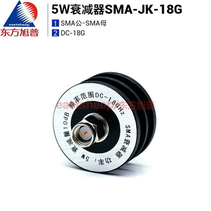 Eastsheep 5W RF Attenuator, SMA Coaxial Attenuator, 30dB DC-18G, SMA-JK Male-to-Female Fixed Attenuator