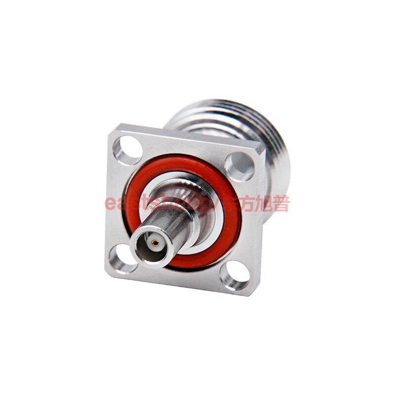 Eastsheep RF Adapter N/MCX-KFK-1 N-female to MCX-female, 4-hole flange mounting, 6G, 1 piece.