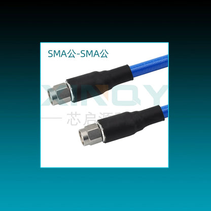 XINQY 8/12G CT12S Low-Loss Test RF Cable/Cable SMA Male 142/PUR Coaxial Cable SMA Male Reinforced to SMA Male Reinforced; 2m