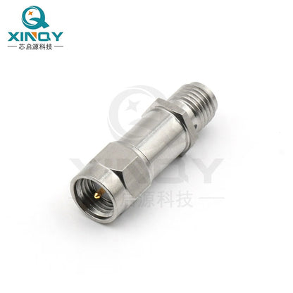 XINQY Millimeter Wave High Frequency Fixed Attenuator SMA-JK 27GHz 1-50dB 18G Stainless Steel Head 0-12GHz; 2W; 1dB