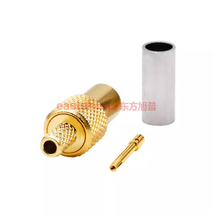 Eastsheep RF connector MCX-C-K-1.5 MCX female connector, solder-fit type, compatible with RG316 cable, DC-6G.