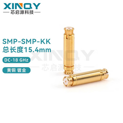XINQY SMP board connector plug-in adapter GPO 18GHz RF coaxial adapter SMP/GPO (total length 9.8mm) 5 pieces