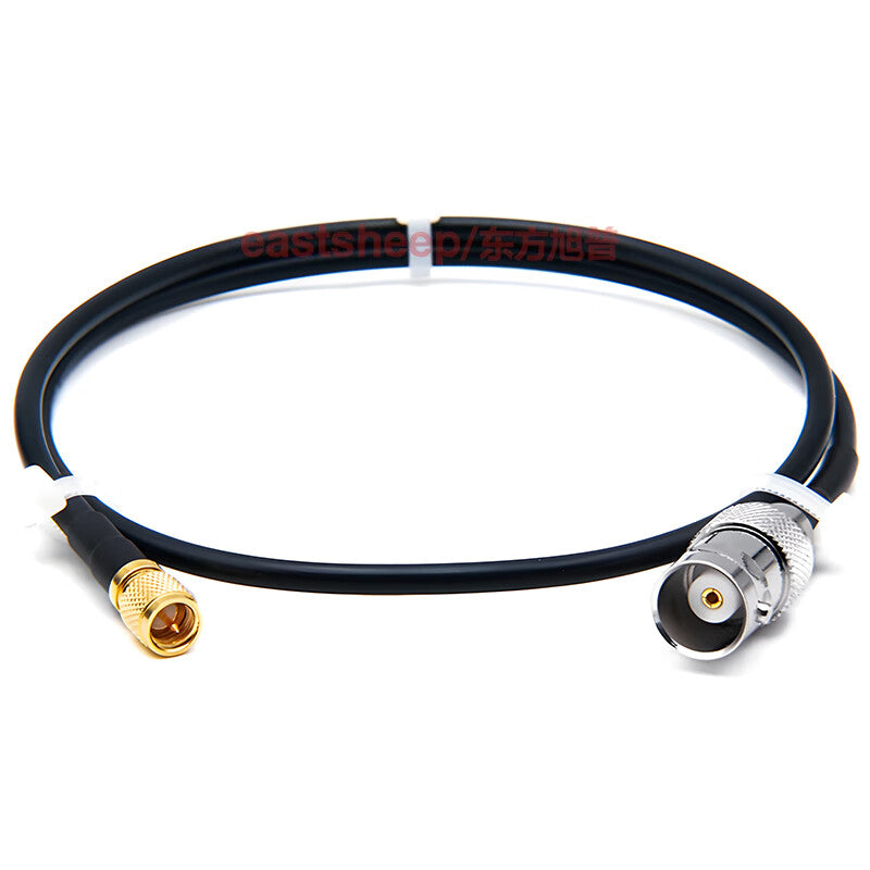 Eastsheep RF cable, M5/L5 male to BNC female coaxial cable, 5 meters, accelerometer sensor cable RG174-M5/BNC-JK