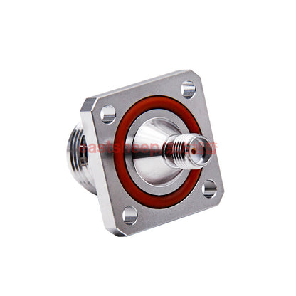 Dongfang Xupu RF Adapter N-Female to SMA-Female N/SMA-KFK-1C (Counterhole) Waterproof 4-Hole Flange DC-11G 1 piece
