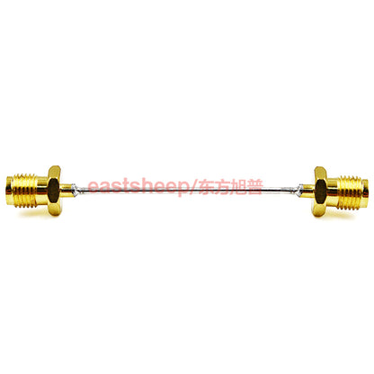 Eastsheep 047 Semi-Steel SMA-KK Coaxial RF Cable, SMA Female to SMA Female, 0.3m