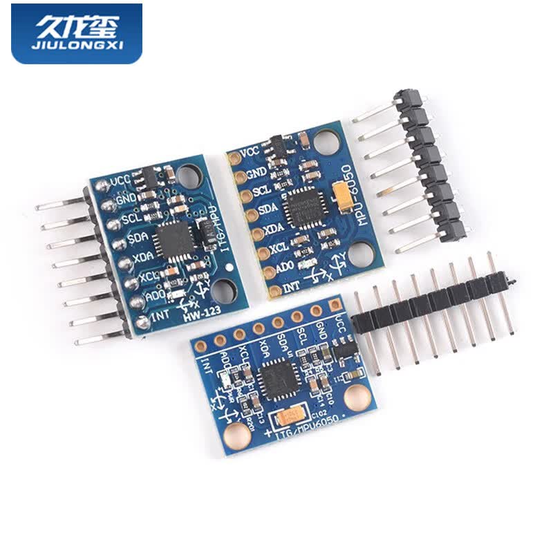 Jiulongxi MPU-6050 Module Three-Axis Accelerometer and Gyroscope Yellow Tantalum Capacitor